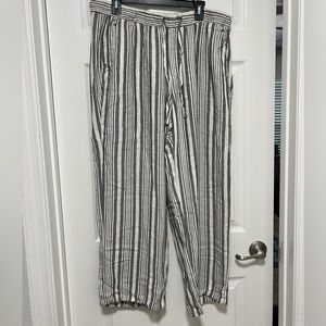 Old Navy Linen Pants Size Large Petite